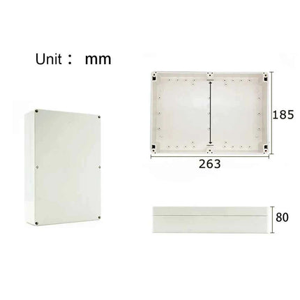Project Junction Box for Electrical Cable Outdoor DIY Sealed IP67 Enclosure Wire Box 115x90x55mm Waterproof Electronic Cases