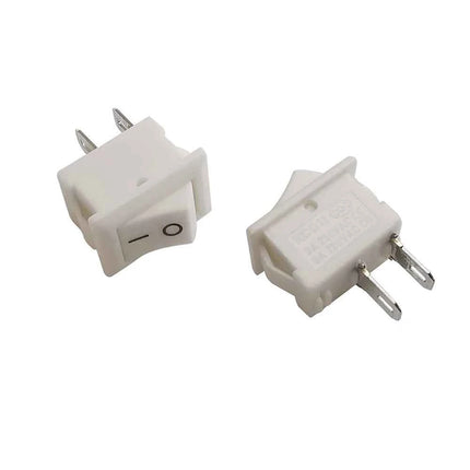 10 pz 10x15mm KCD11 2pin interruttore a pulsante SPST 3A 250V AC Snap-in barca interruttore a bilanciere ON/OFF 10*15MM nero rosso bianco