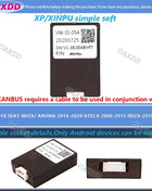 Per SEAT 2009-2013 Ibiza 2018 ARONA 2018 ATECA 2004-2015 ALTEA 2005-2012 2018 Leon 2 Din CD Auto cablaggio decodificatore canbus box