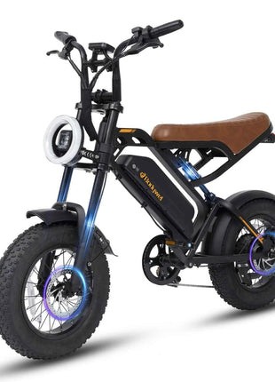 Bodywel M16 Adult ebike 250W Men's E-Mountain Bike 48V 13.5AH 16 Inch Fat Tire Off-Road Electric Bicycle UK/EU Warehouse