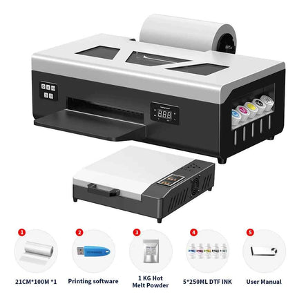 A4 DTF Printer For Epson L805 Impressora A4 Direct to Film Printing Machine A4 DTF Printer For T-Shirt Hoodies Shoes A4 DTF