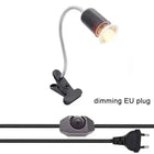 75W Halogen Bulb for Reptile Heat Lamp Adjustable Gooseneck Aquarium Tank Heating Lamps for Tortoise Lizard Snake Terrarium