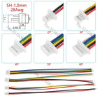 5/10 Pz SH 1.0mm Maschio/Femmina Connettore Con Filo 100/200/300mm Cavo 2/3/4/5/6/8/10P Spille Ponticello linea SH1.0 SHR Per Arduino