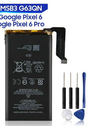 Original Replacement Battery For Google Pixel6 Pro Pixel 6 Pro 6A Pixel6A GMSB3 G63QN GLU7G Genuine Phone Battery