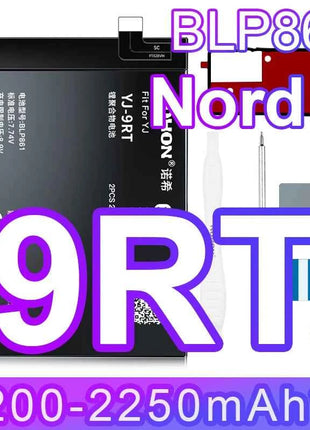 NOHON Replacement Battery for OnePlus 7T 8T 9RT 10T 12 11 9 8 7 6T 6 5T 5 7TPro Phone Batteries BLP801 BLP685 BLP745 BLP743