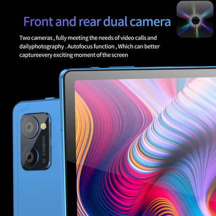 Tablet BDF 5G da 10.1 Pollici, 8GB RAM, 256GB ROM, Dual SIM, Doppia Fotocamera, con Cover Tastiera, Mouse e Batteria da 8000mAh