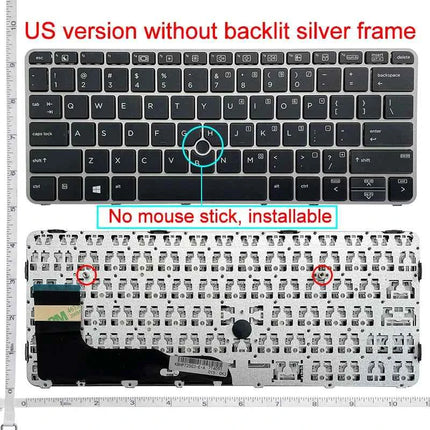 NEW US/SP/RU/JP Laptop replacement keyboard for HP EliteBook 828 G3/828 G4/725 G3/725 G4/820 G3/820 G4 backlight