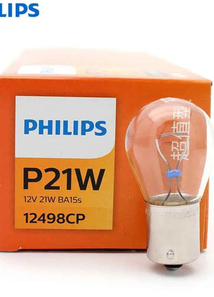 Philips P21W S25 BA15s 1156 Vision Turn Signal Lamps Original Car Fog Bulbs Standard Reverse Light 12498CP Wholesale 10pcs