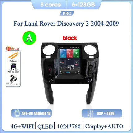 For Land Rover Discovery 3 2004-2009 intelligent multimedia video player radio GPS 4G WiFi Carplay+Auto Android13