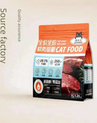 Cat food manufacturers into cats kittens universal fresh meat without grain full price bulk cat staple food 500g