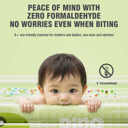 Piscina Gonfiabile 1.5-2.6M per Bambini e Adulti, Grande Piscina Familiare in PVC per Feste, Giocattoli da Esterno per Bambini, Piscina Estiva Rinforzata