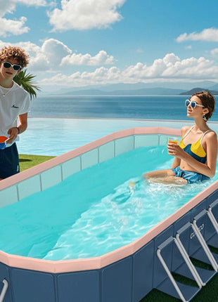 New Foldable Non-Inflatable Swimming Pool for Family Summer Water Party Home Outdoor Garden Backyard 1.6m 2.1m 2.6m 3m 3.6m