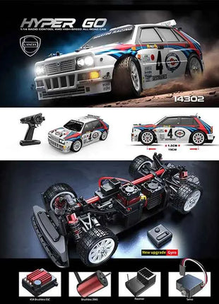 Hyper Go MJX 14303 14302 14301 1/14 4WD RC Car 65km/h Brushless 2.4G Remote Control Car Off-road High Speed RC Cars Truck Toy