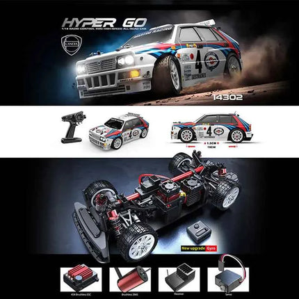 Hyper Go MJX 14303 14302 14301 1/14 4WD RC Car 65km/h Brushless 2.4G Remote Control Car Off-road High Speed RC Cars Truck Toy