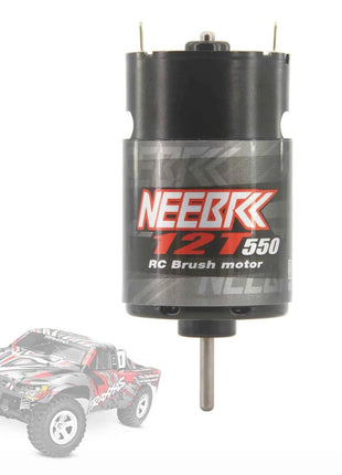RC 550 Brushed Motor Waterproof 12T 21T 29T 35T 55T for 1/10 RC Crawler Axial SCX10 AXI03007 JL 90046 Traxxas TRX4 TRX6 RC Parts