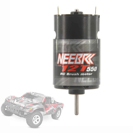 RC 550 Brushed Motor Waterproof 12T 21T 29T 35T 55T for 1/10 RC Crawler Axial SCX10 AXI03007 JL 90046 Traxxas TRX4 TRX6 RC Parts