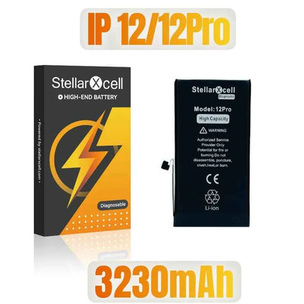 StellarXcell Diagnostic Battery show genuine part no pop up message for iphone 12mini 13Pro 14Plus 15Promax battery replacement