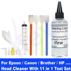 100ML Inkjet Printer Head Cleaning Kit Compatible With Epson Hp Brother Canon Nozzle & Printhead Cleaner For Printers Head Clean