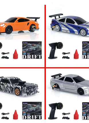 SALE 4WD RTR 1/43 RC Speed Car Four-wheel Drive Radio Control 2.4g Mini Racing Drifting Car Toys High Speed Model Gift for Boys