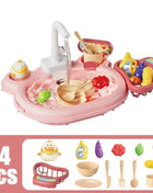 Kids Puzzle Pretend Play Toys Dishwasher Toys Gift Kitchen 2-in-1 Interactive Toys Fishing Slide Montessori Toys