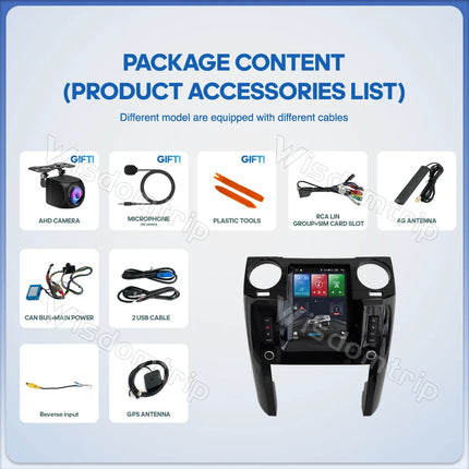 For Land Rover Discovery 3 2004-2009 intelligent multimedia video player radio GPS 4G WiFi Carplay+Auto Android13