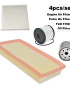 4pcs Filter Set For Saic MAXUS Deliver 9 2.0TDI-Diesel 2019-2023 V90 Engine Cabin A/C Fresh Air Fuel Oil Filter Parts C00176661