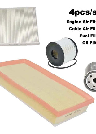 4pcs Filter Set For Saic MAXUS Deliver 9 2.0TDI-Diesel 2019-2023 V90 Engine Cabin A/C Fresh Air Fuel Oil Filter Parts C00176661
