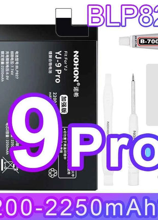NOHON Replacement Battery for OnePlus 7T 8T 9RT 10T 12 11 9 8 7 6T 6 5T 5 7TPro Phone Batteries BLP801 BLP685 BLP745 BLP743