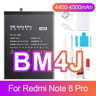 NOHON Battery for Xiaomi Redmi Note 13 12 11 10 Pro 9 8 7 6 5 4 11S 10S 9S Batteries BN5P BN53 BN46 BN45 BN5D BP47 BP4K BM5T