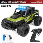 1:16 High Speed Off-Road Alloy RC Cars Police Truck Jeep with Music Sound and LED Lights 2.4G Remote Control Cars Outdoor Toy