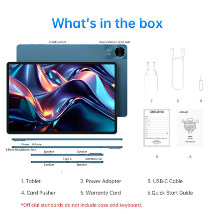 Tablet Teclast T70 14" Display 2K 128GB 256GB MediaTek Helio G99 Batteria 10000mAh LTE Dual SIM Android 15 Versione Globale