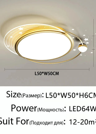 Lampada da soffitto moderna e semplice a LED Decorazioni per la casa Camera da letto Studio Apparecchio da pranzo creativo Luci del soggiorno Lampadario per la camera dei bambini