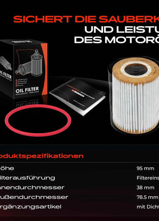 Filtro Olio Frankberg 1x per Citroën C5 III Jaguar XF Land Rover Discovery IV L494 XG12364 LR013148 JDE8751