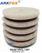 Sharkfox 5/6 Inch (125mm/150mm)Mix Color Wool Polishing Pad High Density Lamb Woollen Car body Polish Wheel Buffing Pad