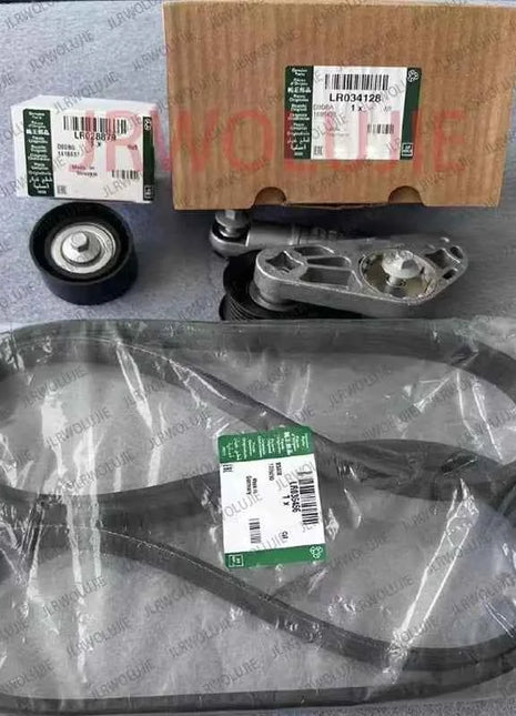 Kit Cinghia di Trasmissione Alternatore per Land Rover Freelander 2 2.0L - Sostituisce LR034128 LR028879 LR036456