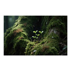 Aquarium Background Poster Large Forest Tree Trunk Moss PVC Waterproof Backdrop for Freshwater/Saltwater & Reptile Tanks