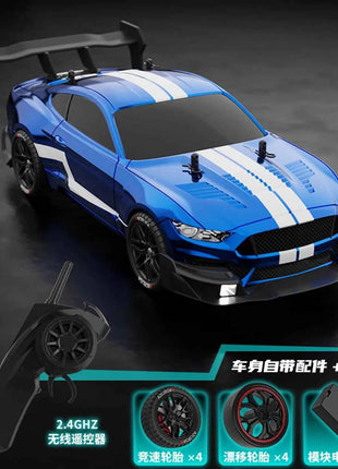 RTR MUSTANG 2.4G Drift Car 1:14 4WD Electric Remote Control Cars High Speed Racing Car RC Racing Car Toys for Children