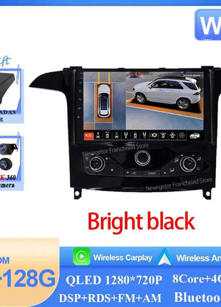 Car Radio Carplay Android 16 For Ford S Max S-MAX 2006-2015 For Ford Galaxy 2014 Bright black Auto Stereo Multimedia Player DPS
