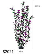 Artificial Aquarium Decor Plants Water Weeds Ornament Aquatic Fish Tank Simulation Grass Flower Decoration Accessories