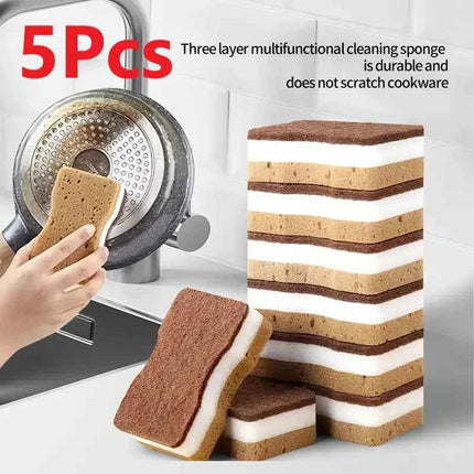 Spugne Cucina 3 Strati con Alga Marina - Set 2-20 Pezzi