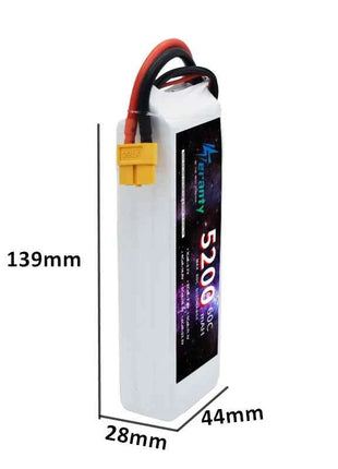 3S Lipo Battery 11.1V 5200mah 60C For RC Car Quadcopter Drone Airplane Helicopter With XT60 Deans T XT90 EC5 11.1V Battery