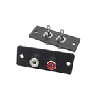 2/5 pezzi connettore jack femmina RCA a 2 vie terminale pannello a parete piastra ingresso presa telaio Phono adattatore audio AV