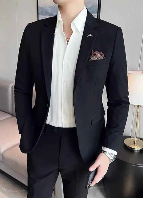 Completo Uomo Giacca e Pantalone - Abito Cerimonia Matrimonio Slim Fit