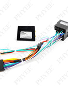 16-Pin Wiring Harness Decoder CAN Bus 16P Plug ISO Connector Android Car Unit Cable Adapter 2Din for VW Golf Passat Polo Leon