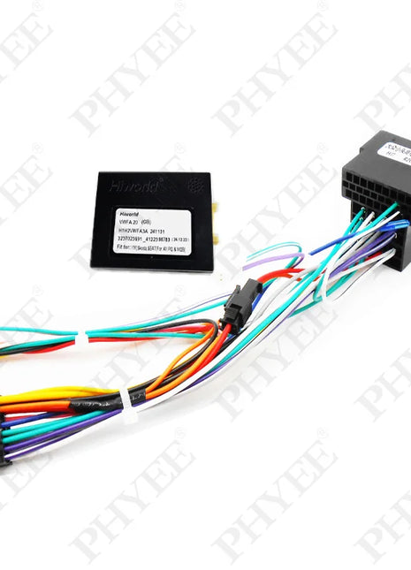 Cablaggio a 16 pin Decoder CAN Bus Spina 16P Connettore ISO Adattatore cavo unità Android per auto 2Din per VW Golf Passat Polo Leon