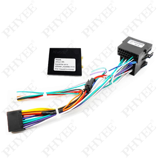 Cablaggio a 16 pin Decoder CAN Bus Spina 16P Connettore ISO Adattatore cavo unità Android per auto 2Din per VW Golf Passat Polo Leon