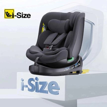 Child Car Safety Seats with ISOFIX for Baby Adjustable 360 Rotating Direction Angle 0-12 Years Suitable Car Seat with Footrest