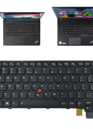 Laptop Replacement Keyboard for Lenovo ThinkPad E480 E485 E490 E495 L380 L390 L480 R480 T480S L490 T490 T495 US/BR/FR/UK/PT/SP