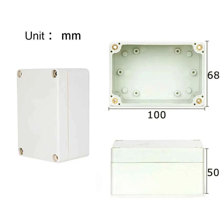 Project Junction Box for Electrical Cable Outdoor DIY Sealed IP67 Enclosure Wire Box 115x90x55mm Waterproof Electronic Cases