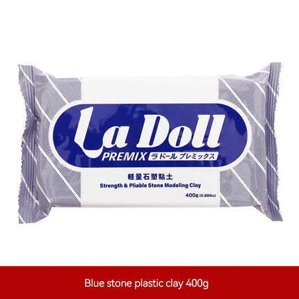 Argilla Modellabile Morbida da 60g/400g/500g, Argilla Bianca per Modellismo Artistico Fai-da-te, Scultura Artigianale, per Studenti
